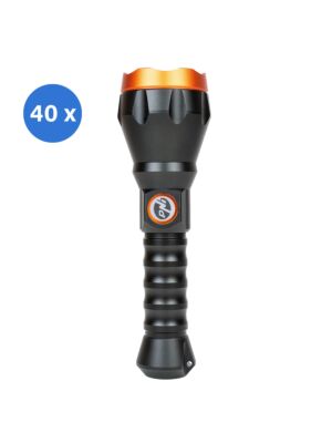 Doos met 40 stuks PNI Adventure F550 Crystal LED-zaklampen