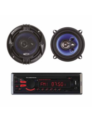 Pakket Radio MP3-autospeler PNI Clementine 8440 4x45w + Coaxiale autoluidsprekers PNI HiFi650, 120W