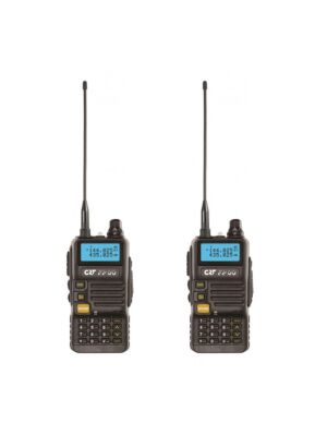 2-delig pakket CRT FP00 Draagbaar VHF/UHF Radiostation