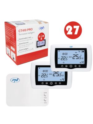 Bax met 27 stuks PNI CT410 slimme thermostaten