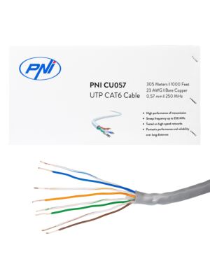 Kabel UTP CAT6 PNI CU057 uit Koper 0,57mm