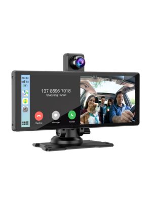 Automonitor met DVR - PNI D1026 10,26 inch, draadloos Carplay, navigatie, muziek, handsfree, bluetooth, FM-zender