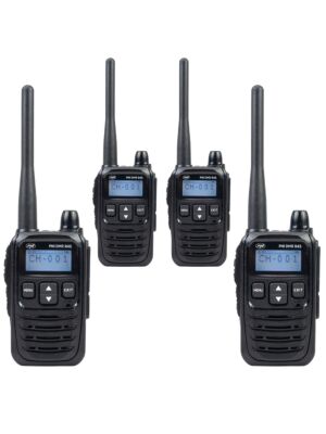 Set van 4 PNI DMR draagbare radiostations