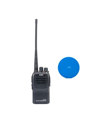 PNI Alinco DJ-A-11-E draagbare VHF-radiostationkit, 136-174 MHz, VOX, squelch, compander, 1500mAh-batterij, CTCSS/DCS