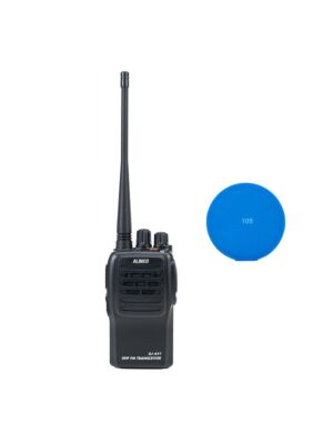 PNI Alinco DJ-A-41-E Draagbare UHF-radiostationkit, 128 kanalen, 400-470 MHz, 1500 mAh, Scrambler, TOT, VOX, CTCSS-DCS + cadeau