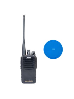 PNI Alinco DJ-PAX4 draagbare radiostationkit, PMR446, analoge en digitale dual-mode, VOX, TOT, IP67, 1800mAh-batterij