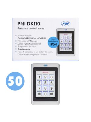 Doos met 50 stuks PNI DK110 toegangscontroletoetsenbord