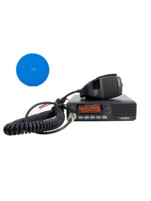 VHF-radiostationkit PNI Alinco DR-B185HE 144-145,955 MHz, 500CH, DMTF, Scan, 12V + Gift Sticky Pad Blauw
