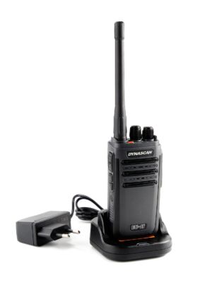 Draagbaar radiostation PMR Dynascan EU-55, 446MHz, 0,5W, 16CH, CTCSS, DCS, IP65