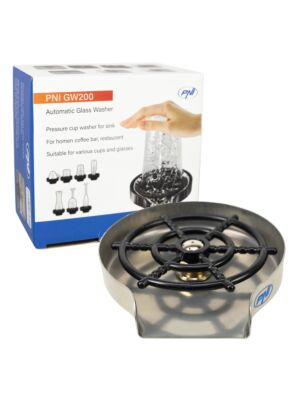 PNI GW200 glaswasapparaat voor bar, restaurant, keuken, snel spoelen en wassen, hogedrukstraal, koeler