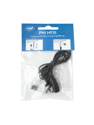 Headset met microfoon PNI HF31 met 2 pinnen type PNI-M