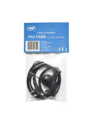 PNI HS88 2-pins microfoonheadset met PNI-K-stekker