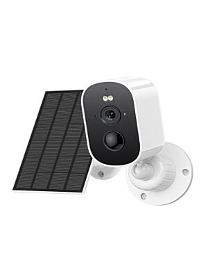 PNI IP775S 5MP videobewakingscamera, zonnepaneel, ingebouwde accu, micro SD-kaartslot, nachtzicht, audio