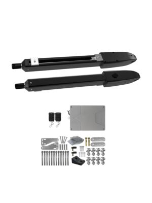 PNI MAB340S automatiseringsset voor draaideuren met 2 motoren, afstandsbedieningen en bedieningspaneel, fotocellen en lamp, lengte poa