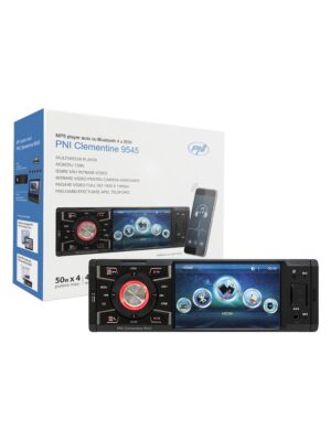 MP5 automatische speler PNI Clementine 9545 1DIN 4 inch display, 50Wx4, Bluetooth, FM-radio, SD en USB, 2 RCA video IN / UIT