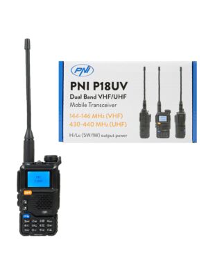 Draagbaar VHF/UHF-radiostation PNI P18UV, dualband