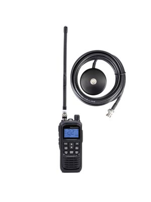 Draagbare CB-radiostationkit PNI Escort HP 92 multi-standaard 4W, 12-24V AM-FM met magnetische BNC-voet