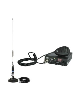 CB PNI ESCORT HP 8024 ASQ Radio Station Kit + CB PNI S75 Antenne met magneet