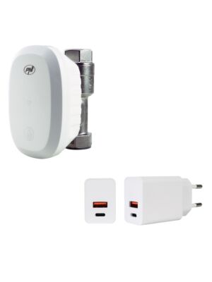 Pakket met intelligente waterklep PNI SV180 PRO en voeding PNI CHG300