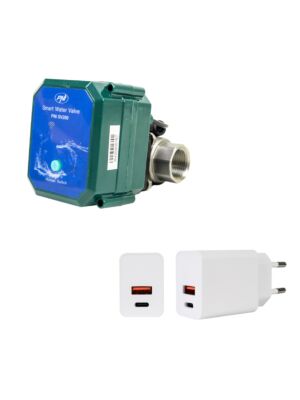 Pakket met intelligente waterklep PNI SV200 en voeding PNI CHG300