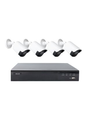 PNI House IPMAX POE22S videobewakingskit, NVR en 4 bulletcamera's met 4MP