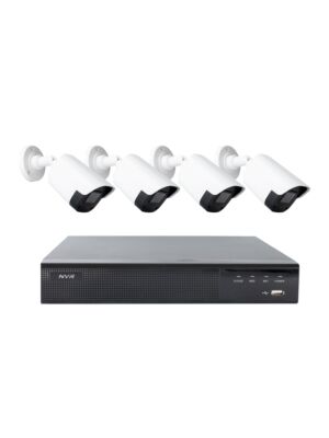 PNI House IPMAX POE22S videobewakingskit, NVR en 4 bulletcamera's met 4MP