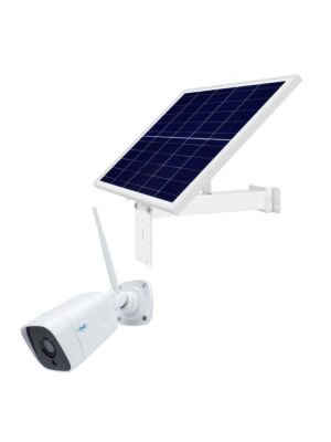 PNI House IP55 draadloze videobewakingscamera kit en PNI fotovoltaïsch zonnepaneel PSF6020A