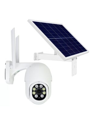 Videobewakingscamera met fotovoltaïsch zonnepaneel
