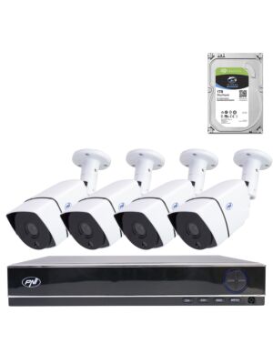 AHD PNI House PTZ1300 Full HD videobewakingskitpakket - NVR en 4 buitencamera's 2MP full HD 1080P met HDD 1Tb incl
