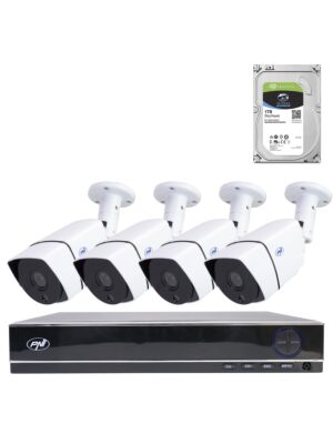 AHD PNI House PTZ1300 Full HD videobewaking kitpakket - NVR en 4 buitencamera's 2MP full HD 1080P met HDD 1Tb incl