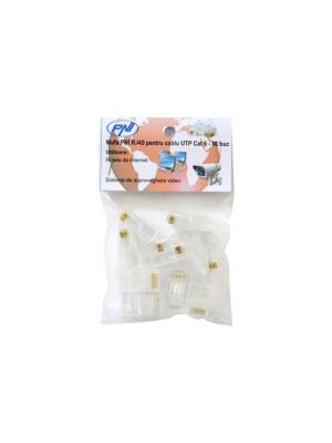 PNI RJ45-aansluiting voor Cat 6 UTP-kabelset 10 st