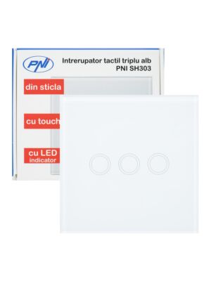 Drievoudige schakelaar met PNI SH303 touch