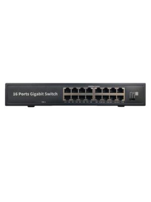Switch PNI SW216, 16 x 10/100/1000 Mbps, Gigabit, metalen behuizing