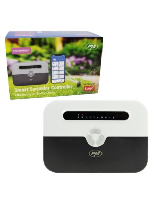 PNI SWI280 slimme irrigatiecontroller, Wi-Fi, 8 zones, bediening van Tuya Smart, compatibel met Amazon Ale