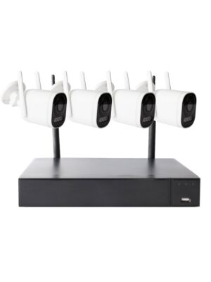 Videobewakingskit PNI House WiFi662 NVR en 4 draadloze 2MP-buitencamera's