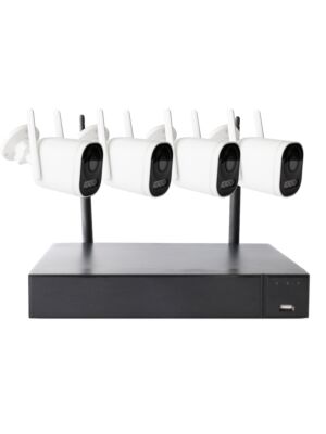Videobewakingskit PNI House WiFi662 NVR en 4 draadloze 2MP-buitencamera's