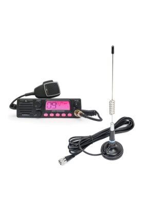 CB TTi TCB-900 EVO radiostationkit + PNI ML29 CB-antenne, lengte 34 cm