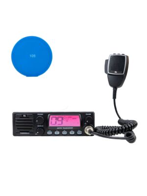 Pakket Radio CB TTi TCB-900 EVO + Cadeau Plakkussen Blauw