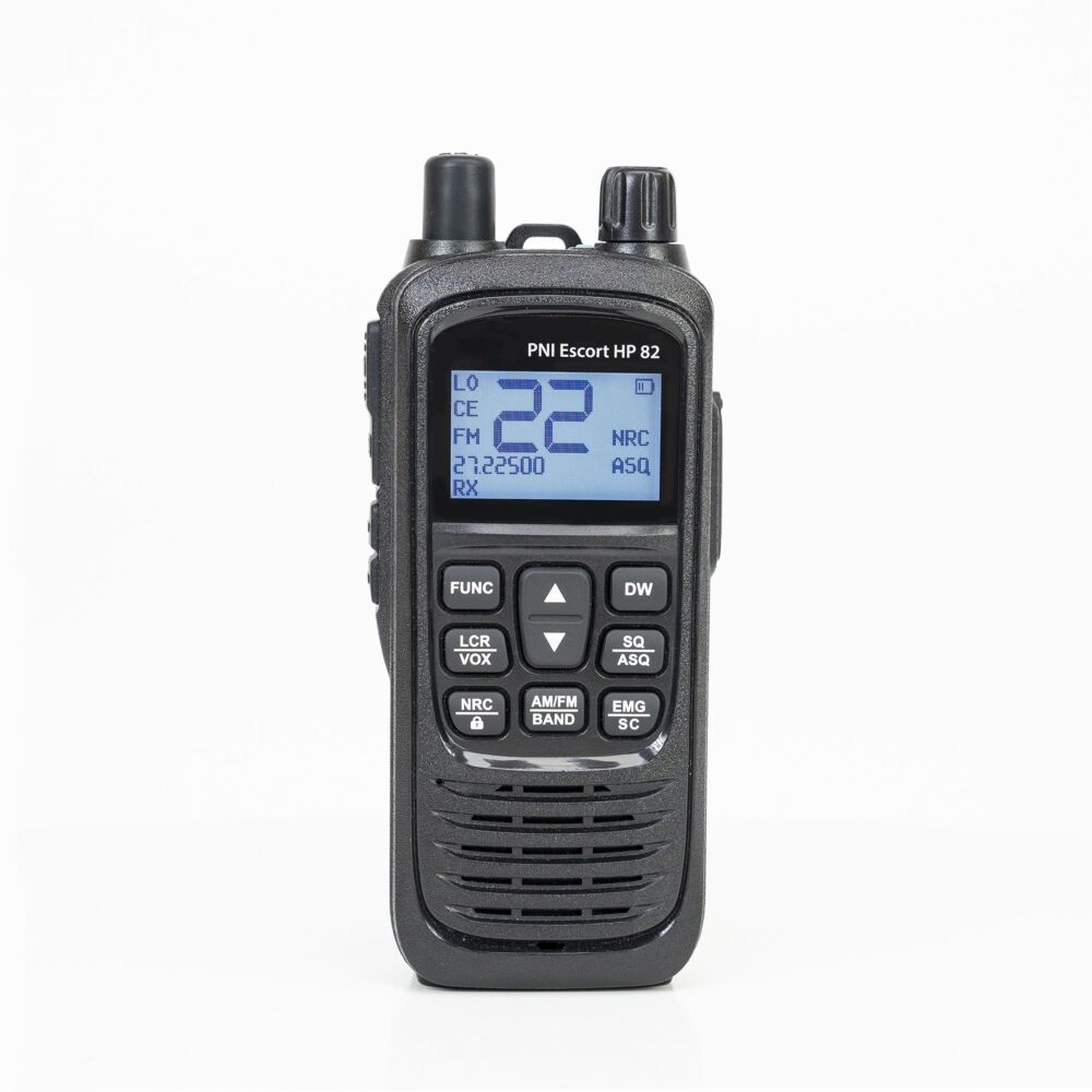 Draagbare CB-radio PNI Escort HP 62, multistandaard, 4W, 12V, AM-FM, instelbare ASQ op 5 niveaus, RF-versterking op 9 niveaus, Dual Watch, Scan, Lock