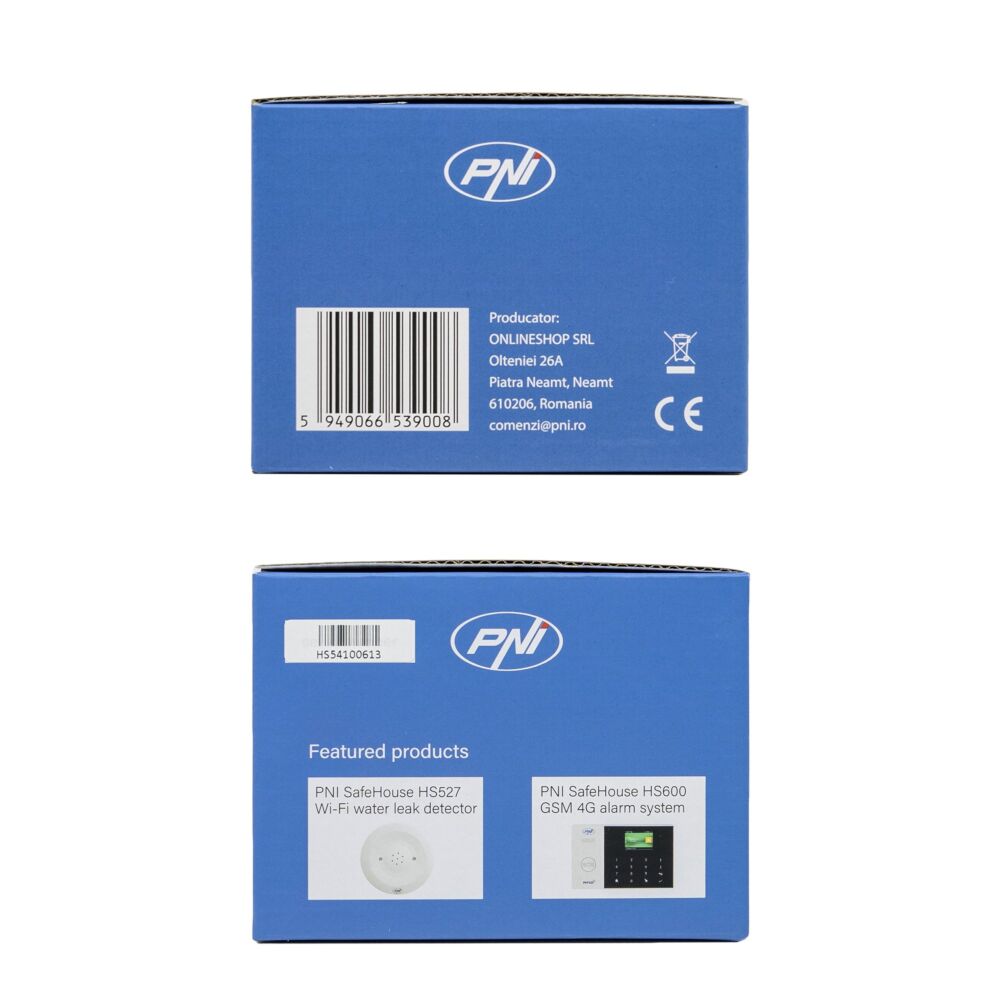 PNI SafeHouse HS401 PIR Bewegingssensor Met Wifi, Compatibel Tuya Toepassing 80 Db Geluidsalarm Ingebouwde Luidspreker 5 V Usb C Voeding 2105357595