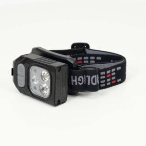 Aluminium PNI Adventure F76S 1100lm led hoofdlamp met batterij