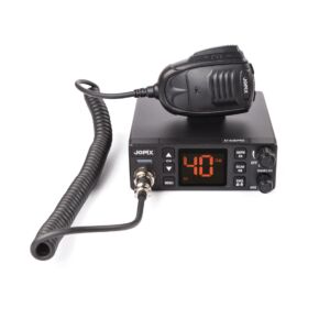 CB-radiostation JOPIX AT-606PRO ASQ, AM/FM, 4W, 12V-24V, PA, VOX, Noise Blanker