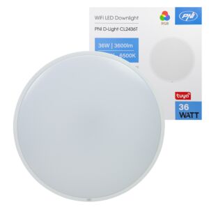 PNI D-Light CL2436T Wi-Fi LED plafondlamp, Tuya, RGB
