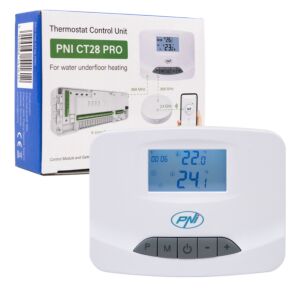 Thermostaatunit PNI CT28 PRO draadloos, met WiFi