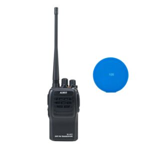PNI Alinco DJ-A-41-E Draagbare UHF-radiostationkit, 128 kanalen, 400-470 MHz, 1500 mAh, Scrambler, TOT, VOX, CTCSS-DCS + cadeau