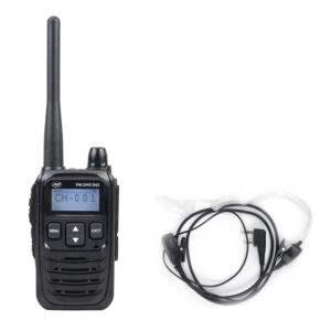 PNI DMR R45 Digitale & Analoog Draagbare Radiostationpakket, 446MHz + PNI HS84 Headset met microfoon
