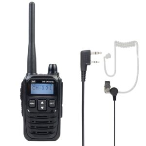 PNI DMR R45 Digitale & Analoog Draagbare Radiostationpakket, 446MHz + PNI HS84 Headset met microfoon