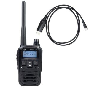 PNI DMR R45 draagbaar radiostation en programmeerkabel
