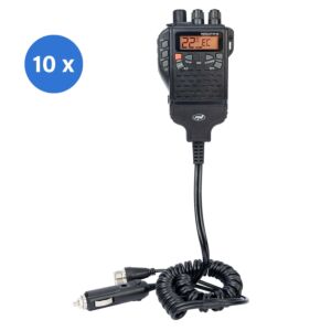 Doos met 10 stuks draagbare CB-radiostations PNI Escort HP 62