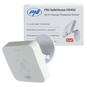 PNI SafeHouse HS402 Wi-Fi-aanwezigheidssensor, met millimeter radargolven, 10 m bereik, detecteert beweging en aanwezigheid van